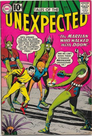 Tales Of The Unexpected 64 Dc 1961,  Space Ranger,  Brown,  Roussos,  Infantino Vgfn