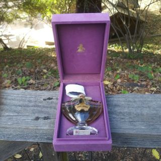 Vintage Guerlain Shalimar Perfume Bottle With Box