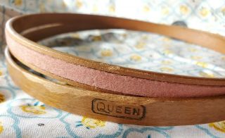 Vintage Queen 7 Inch Wood Embroidery Hoop 2