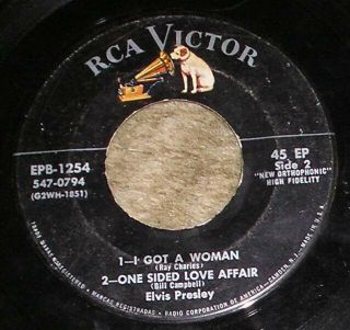 1956 Rock & Roll 4 - Song 45 E.  P.  - Elvis Presley - Rca Victor 1254