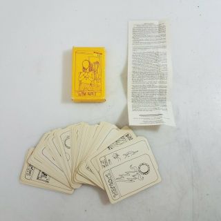 Vintage 1970 Morgan Who Am I Tarot Cards Deck