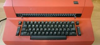 Vintage IBM Selectric II 2 - Correcting Electric Typewriter - Red - READ DESCRIP 2