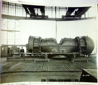 Vintage James Leffel Co Virginia Electric Power Turbine Photo - Springfield Ohio