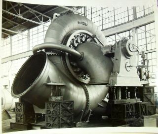 Vintage James Leffel Co Unknown Turbine Photo - Springfield Ohio