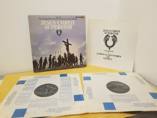 Jesus Christ Superstar Soundtrack 2 X Lp Vinyl Album 1st 1973 Uk Press Mdks8012
