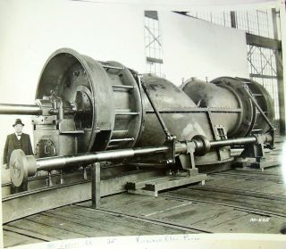 Vintage James Leffel Co 39 " Special Turbine Photo - Springfield Ohio