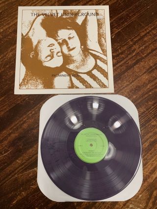 The Velvet Underground Bootleg Lp Record Color Vinyl Lou Reed Andy Warhol Banana
