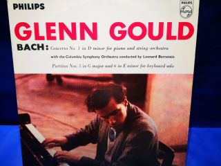 @philips Abl 3234 Glenn Gould J.  S.  Bach Piano Cto No.  1 /partita Nos.  5 & 6