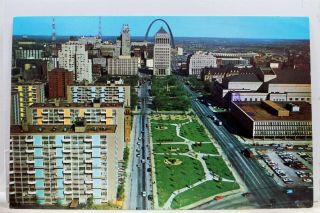 Missouri Mo Saint Louis Gateway Mall Postcard Old Vintage Card View Standard Pc