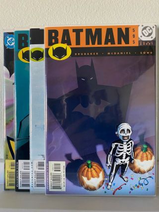 Batman Vol.  1 (dc,  2001) 595 - 598,  Joker: Last Laugh,  Nm,  Brubaker,  Sienkiewicz