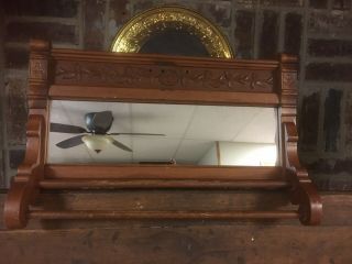 Antique Eastlake Hanging Shaving Mirror
