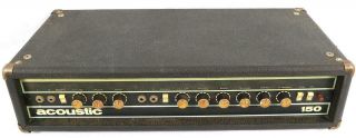 Vintage 1970s Acoustic Model 150 Electric Bass Guitar Amplifier Amp Head