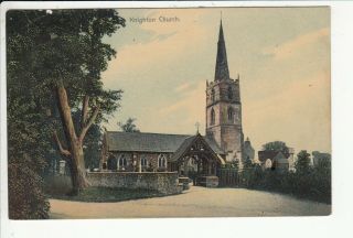 Knighton Church Vintage Postcard