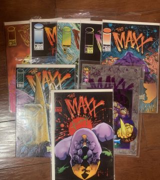 The Maxx Set Comics The Maxx 1 Signed By Sam Kieth 1993 Nm