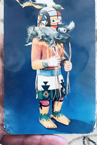 Vintage Postcard Hopi Kachina Doll Native American Indian Culture