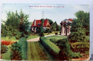 Missouri Mo St Louis Shaws Garden Gate House Postcard Old Vintage Card View Post