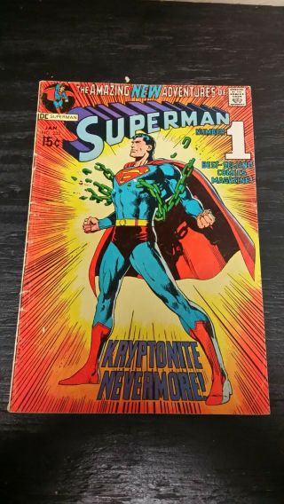 Superman 233 (1971) Dc Comics Classic Neal Adams Cover Vg