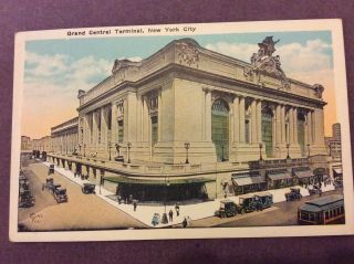 Vintage Postcard - Grand Central Terminal,  York City