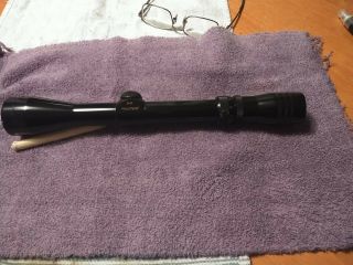 Vintage Redfield 3x - 9x Tv Wide View Post Reticle Rifle Scope