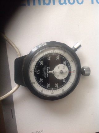 Vintage Hanhart 1/5 Sec/1/100min Lever 7 Jewels Stopwatch