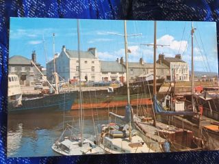 Vintage Postcard Glasson Dock Yacht Basin Nr Lancaster