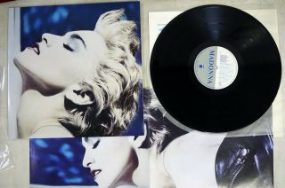 Madonna True Blue Sire P - 13310 Japan Poster Vinyl Lp