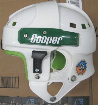 Cooper Sk 2000 L Hockey Helmet Vintage Large White Whalers Colors