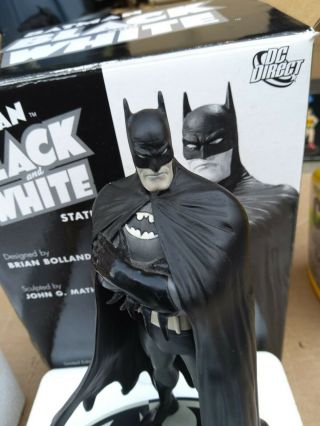 Batman Black And White Statue By Brian Bolland 2005 1st Ed