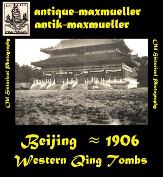 China Beijing Hebei Western Qing Tombs Good Overview Orig Photo ≈ 1906