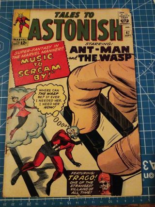 Tales To Astonish 47 Marvel Comics 1963 Low Grade