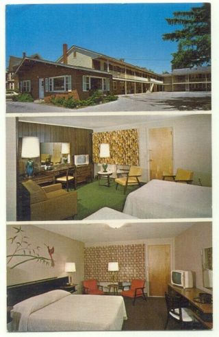 Manchester Nh Uptown Motel Vintage Postcard Hampshire