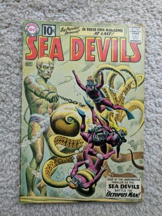 Sea Devils No.  1; Vg; 1961 Dc Silver Age