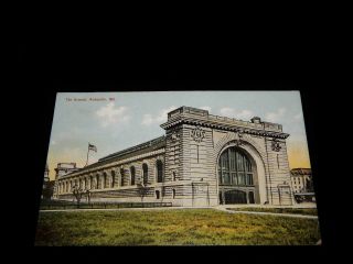Vintage Postcard,  Annapolis,  Maryland,  Md,  The Front Of Armory,  To Leesburg,  Fl,  1913