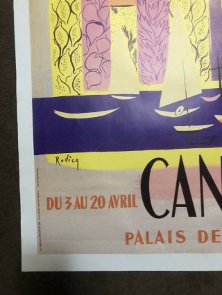 Vintage Cannes Film Festival Poster 1951 2