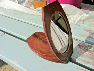 Antique Travelling Military Campaign Shaving Mirror.