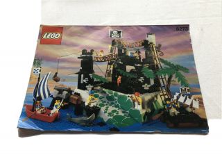 Vintage Lego 6273 Pirates Rock Island Refuge 100 Complete W/instructions No Box