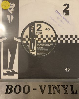 The Specials " Do Nothing " Rare Paper Labels 2 - Tone Ska P/s 1980 Ex / Ex Con