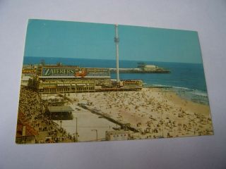 Vintage Postcard Atlantic City Jersey Beach,  Steel Pier,  Skytower