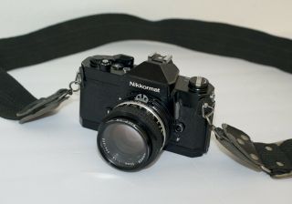 Nikon Nikkormat Ft3 35mm Slr With 50mm Nikkor F1.  4 Vintage Film Student Ai - S
