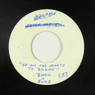 Sweet Soul 45 - Black & Blue - Of All The Hearts - Game Single - Sided Test Press