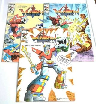 Voltron Defender Of The Universe 1 - 3 (modern,  1984)