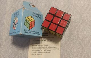 Ultra Rare Vintage twisty puzzle - First Batch Politechnika Cube - 1977 - German 2