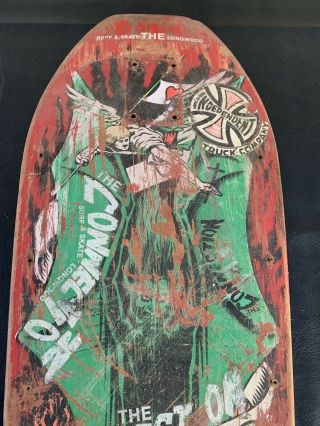 Santa Cruz Vintage Jeff Grosso Demon Skateboard Deck Not Reissue 2