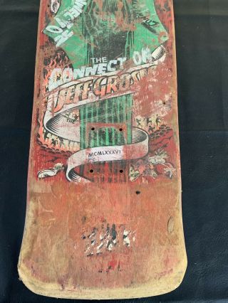 Santa Cruz Vintage Jeff Grosso Demon Skateboard Deck Not Reissue 3