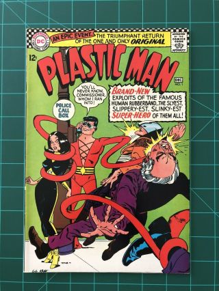 Plastic - Man 1 Dc 1966 1st Silver Age Plastic Man