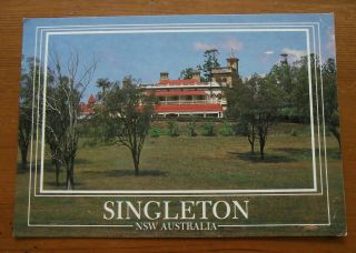 Retro Vintage Postcard: Singleton N.  S.  W.  (" Baroona " Homestead))