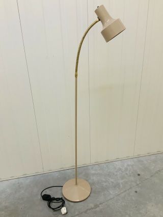 Vintage Retro Gooseneck Maclamp Floor Lamp by Conran for Habitat in Beige 2