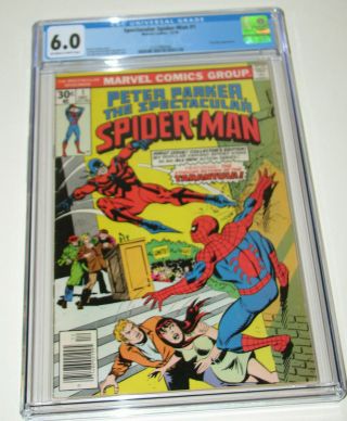 Marvel Comics Peter Parker The Spectacular Spider - Man 1 Cgc 6.  0 Tarantula App
