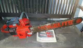 Vintage Homelite Xl Automatic Oiling Chainsaw
