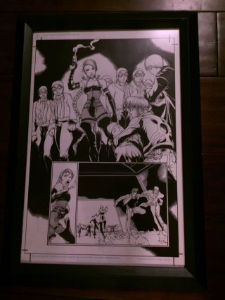 Spyboy Framed Artwork Issue 6 Page 17 By Pop Mhan